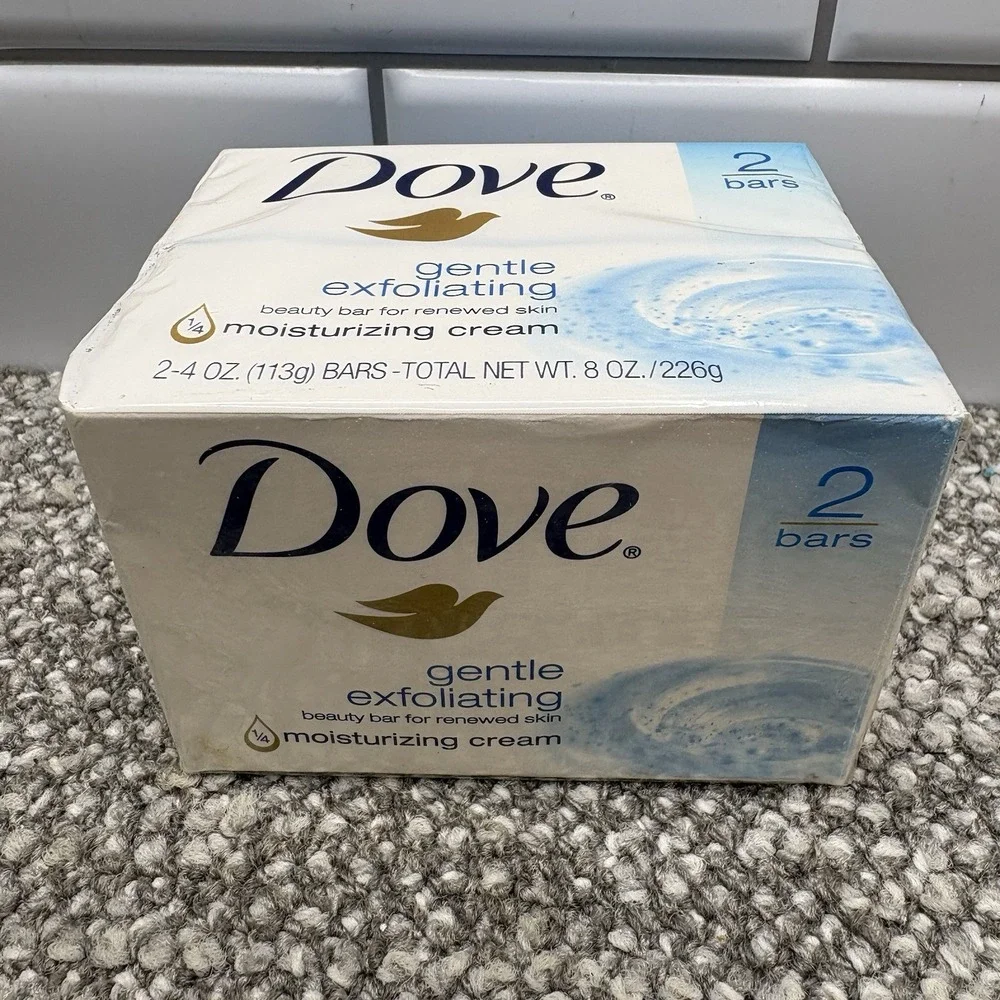 Dove Beauty Bars Gentle Exfoliating 7.5 Oz New Sealed DISC